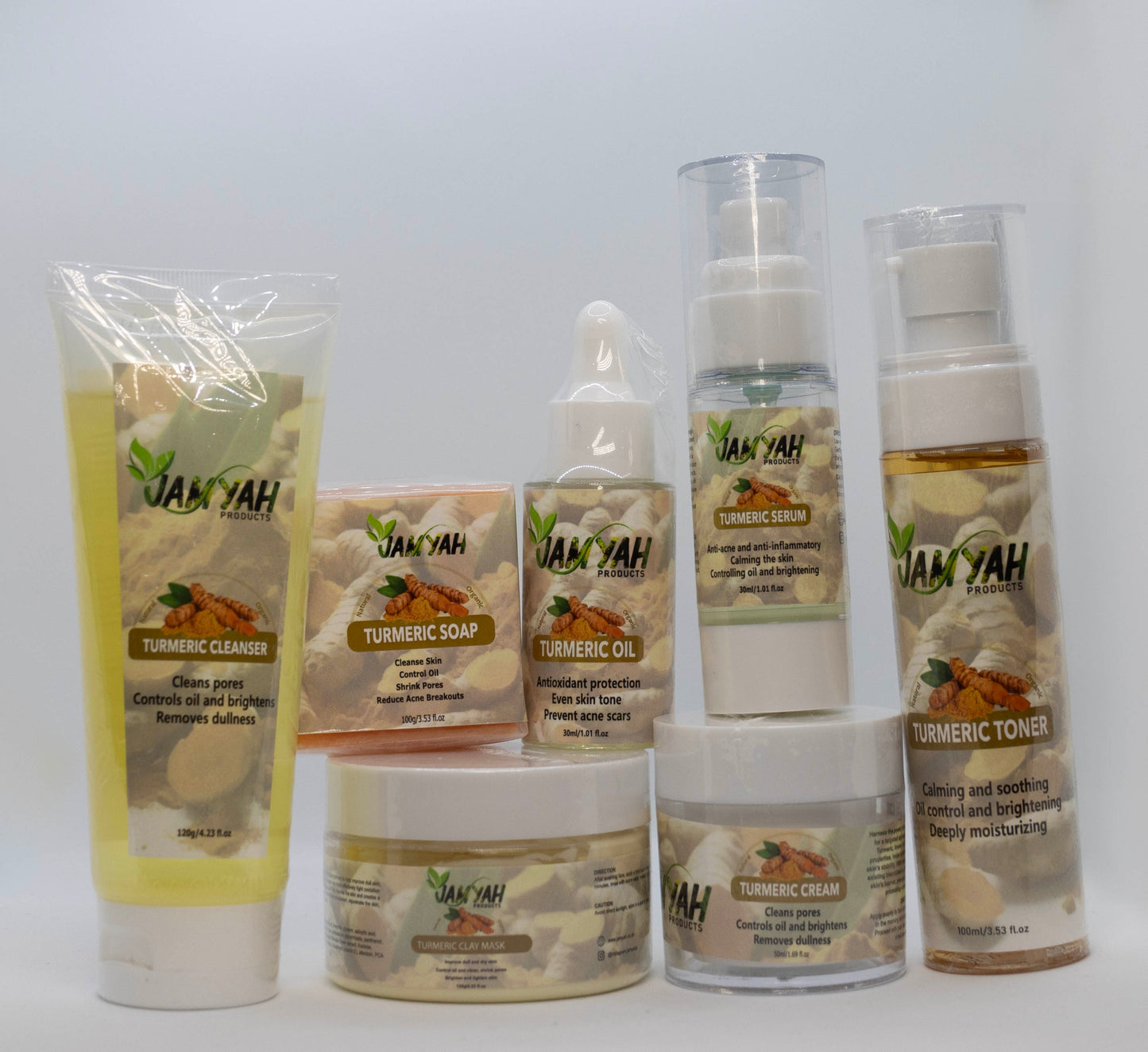 7 piece Turmeric Skincare Bundle