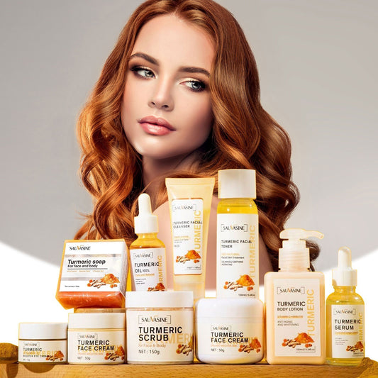 Golden Glow Turmeric Radiance 10 PCs Gift Set - Ultimate Skin Rejuvenation