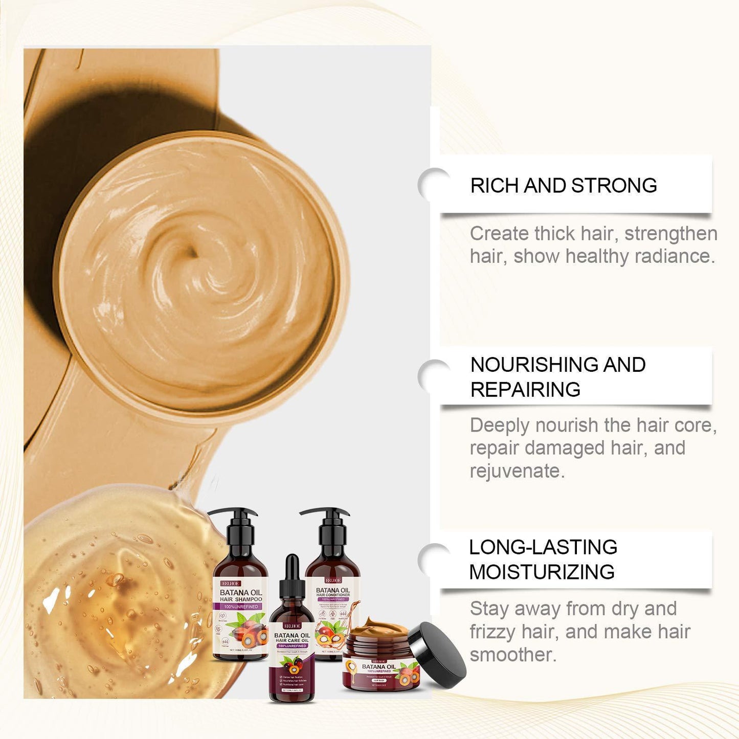 Revitalize Your Hair with Batana Oil Abundance Hair Care Repair Set