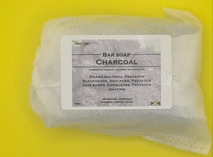 Charcoal soap bar